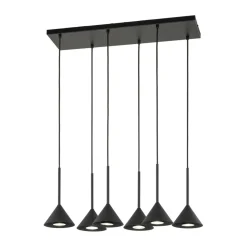 Sklep Kaja Duża lampa wisząca nad wyspę kuchenną TK 10306 CONO BLACK MINI | Kaja Best Sale