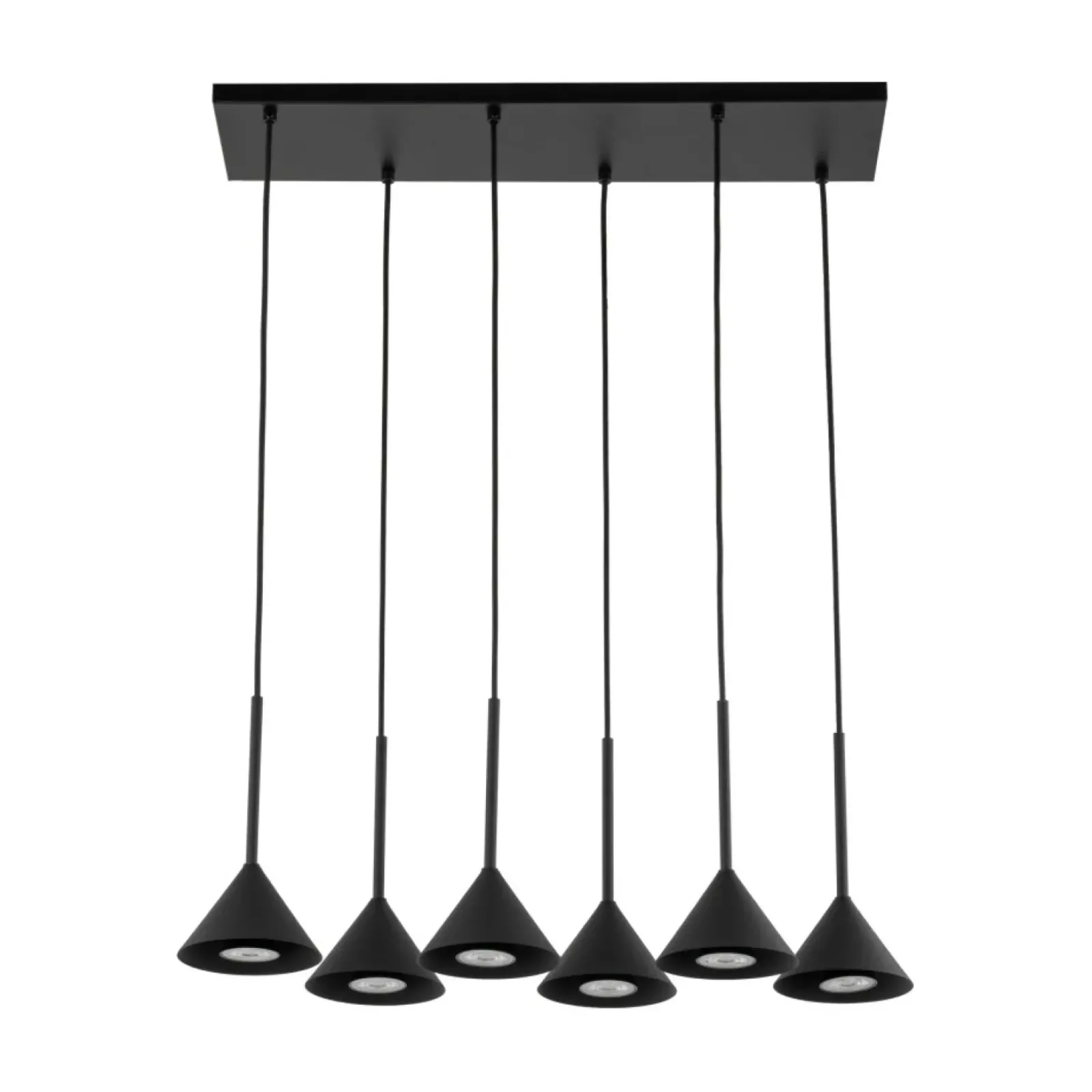 Sklep Kaja Duża lampa wisząca nad wyspę kuchenną TK 10306 CONO BLACK MINI | Kaja Best Sale