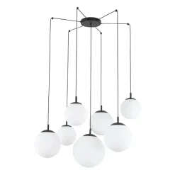 Sklep Kaja Duża lampa wisząca typu pająk, 7 kloszy TK 4794 ESME WHITE | Kaja Fashion