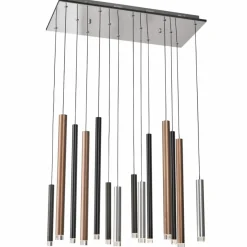 Sklep Kaja Duża lampa wisząca z kolorowymi tubami MD17077-14B REYNA | Kaja Flash Sale