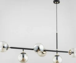 Sklep Kaja Duża lampa wisząca z kulistymi, szklanymi kloszami AL 63034 | Kaja Online