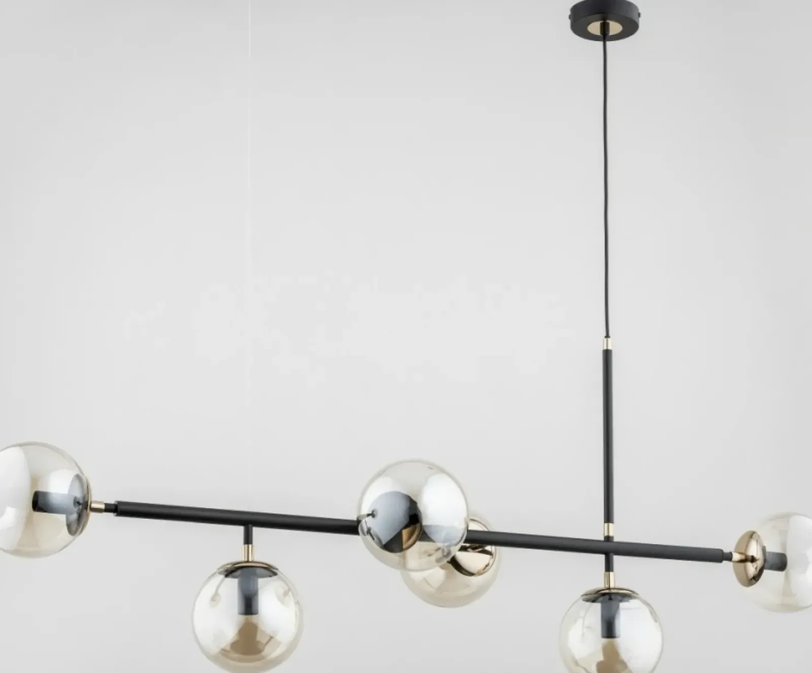 Sklep Kaja Duża lampa wisząca z kulistymi, szklanymi kloszami AL 63034 | Kaja Online