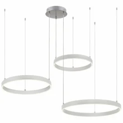 Sklep Kaja Duża lampa wisząca z trzema okręgami LED 15156-55 LILLUTI | Kaja stalowy Best Sale
