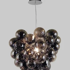 Sklep Kaja Duża lampa z ciemnymi kloszami PND-7273-S-8-SMK BENTO | Kaja Shop