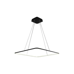 Sklep Kaja Duża, ledowa lampa czarny kwadrat ML517 NIX BLACK | Kaja Oświetlenie New