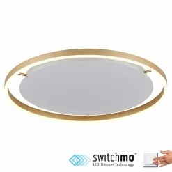 Sklep Kaja Duża, piękna lampa sufitowa LED - 15392-60 z serii RITUS mosiądz Hot