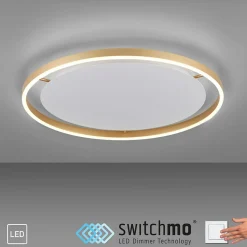 Sklep Kaja Duża, piękna lampa sufitowa LED - 15392-60 z serii RITUS mosiądz Hot