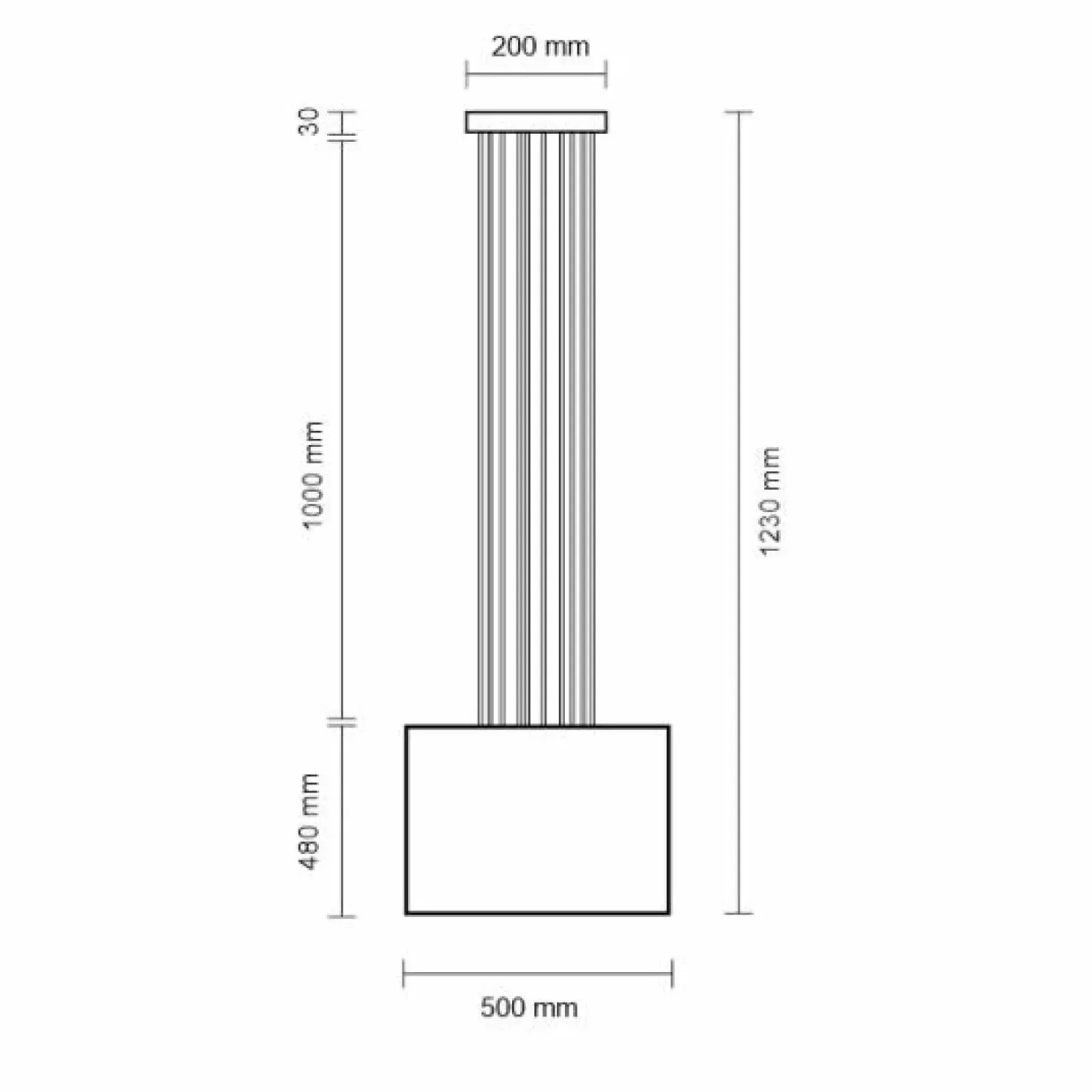 Sklep Kaja Długa, abażurowa lampa wisząca - czarny 123cm ANT 9042 IHI | Kaja Shop