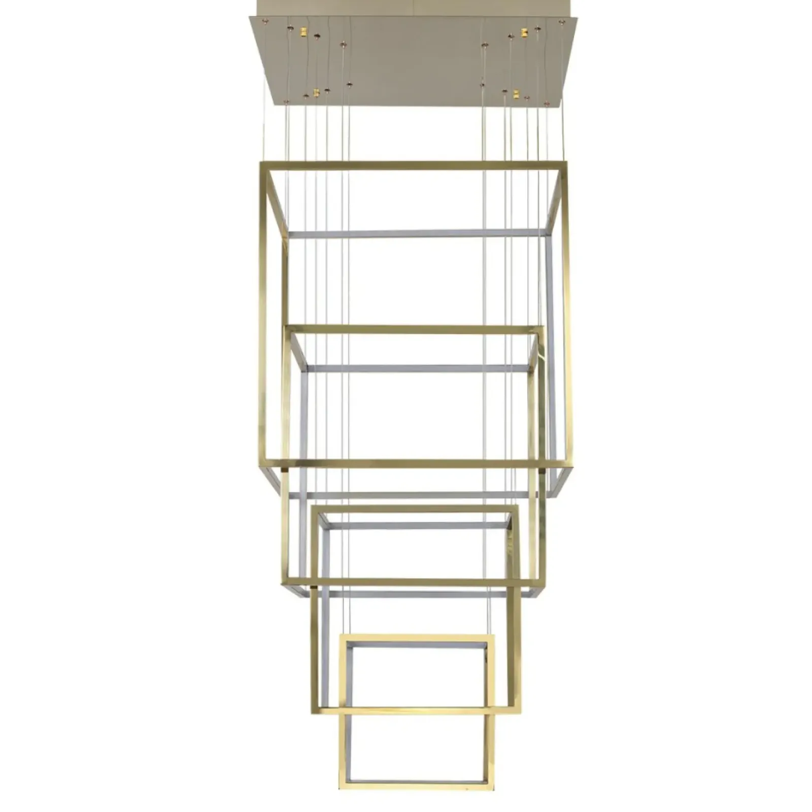 Sklep Kaja Długa lampa LED do wysokich pomieszczeń AZ3140 OPERA | Kaja złoty Shop