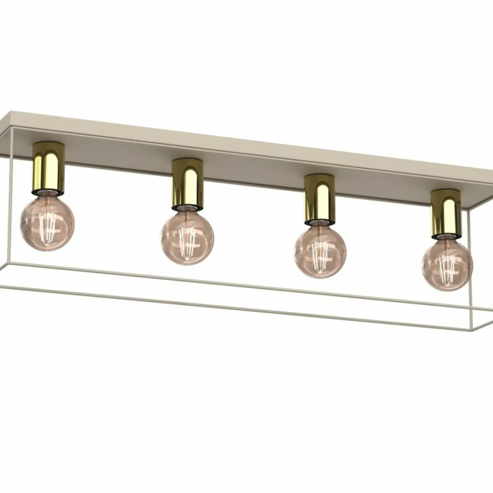 Sklep Kaja Długa lampa sufitowa ze złotymi oprawkami LX 4339 HOMEN | Kaja Best Sale