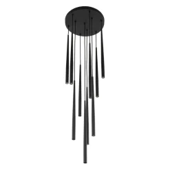 Sklep Kaja Długa lampa wisząca do wysokiego wnętrza TK 10114 PIANO BLACK | Kaja Fashion
