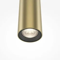 Sklep Kaja Długa, złota lampa wisząca, tuba MOD160PL-L6G4K1 z serii PRO EXTRA Store