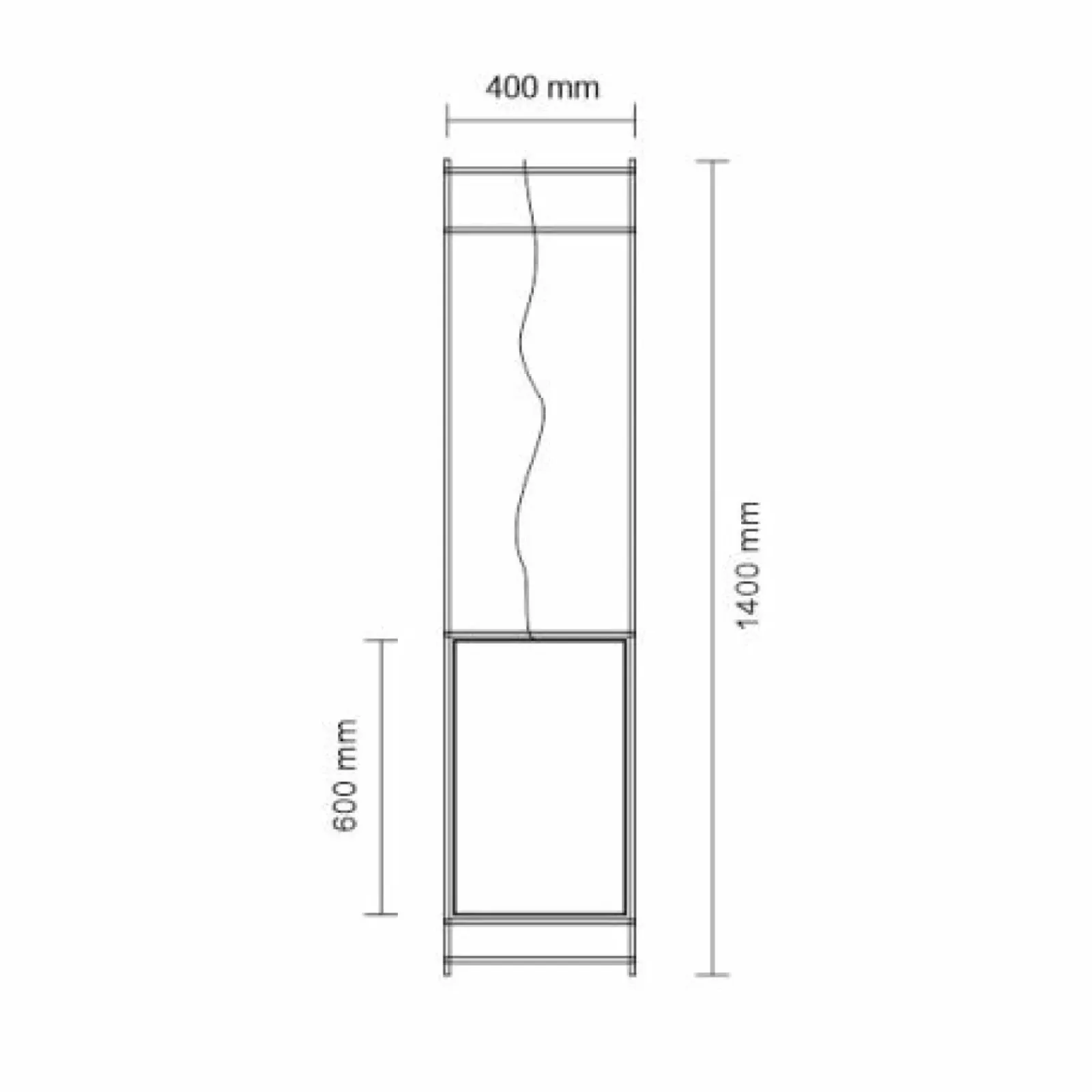 Sklep Kaja Długi, designerski zwis geometryczny - miedź 140cm ANT 9552 PAA | Kaja Hot
