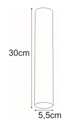 Sklep Kaja Długi downlight w kolorze m 30cm K-4828 CORK | Kaja Oświetlenie* Spoty - Tuby I Boxy