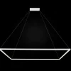 Sklep Kaja Duży, biały żyrandol LED 108cm do salonu 67028 AKIRA | Kaja Cheap