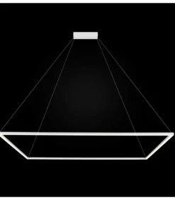 Sklep Kaja Duży, biały żyrandol LED 108cm do salonu 67028 AKIRA | Kaja Cheap