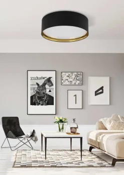 Sklep Kaja Duży, elegancki, abażurowy plafon ⌀60cm TK 3432 BILBAO | Kaja* Plafony Nowoczesne