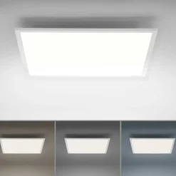 Sklep Kaja Duży kwadratowy plafon LED z pilotem 14532-16 z serii FLAT | Kaja biały Outlet