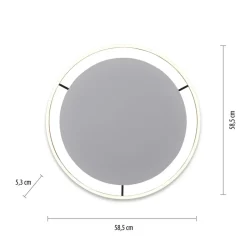 Sklep Kaja Duży, nowoczesny plafon LED do salonu 15392-13 z serii RITUS | Kaja* Plafony Nowoczesne|Lampy Led