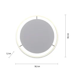 Sklep Kaja Duży plafon z 3-stopniowym ściemniaczem 15392-95 z serii RITUS | Kaja* Plafony Nowoczesne|Lampy Led