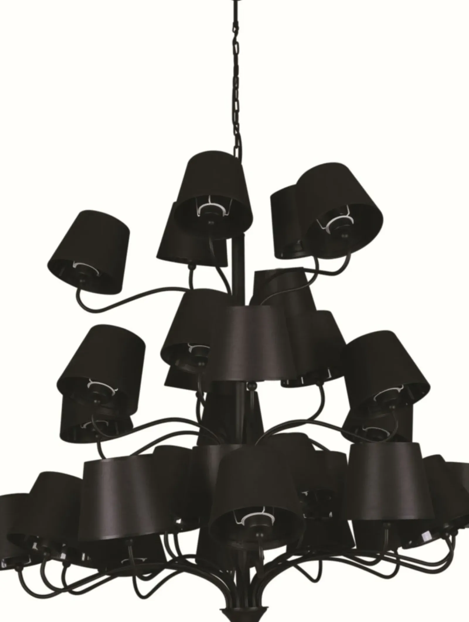 Sklep Kaja Duży żyrandol KP-07 z serii SIENA BLACK czarny Cheap