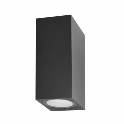 Sklep Kaja Dwukierunkowa, geometryczna lampa na elewację OWL-2198-1SQ serii GENTA* Kinkiety Ogrodowe