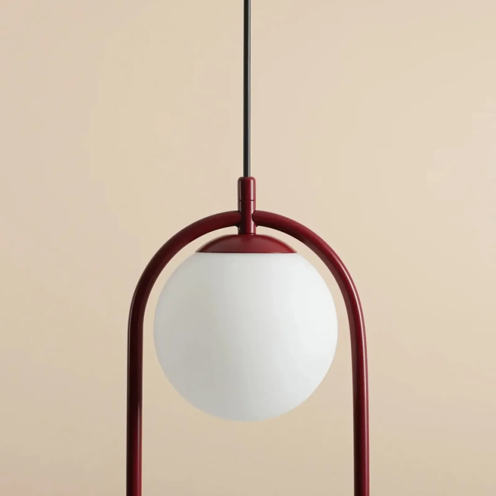 Sklep Kaja Dwupunktowa, czerwona lampa wisząca do kuchni 1086H15 z serii RIVA Zadzwońporabattel.783200183(8-16)/mailsklep@kaja.com.pl Fashion