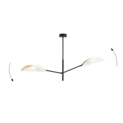 Sklep Kaja Dwupunktowa lampa sufitowa do sypialni 1159/2 VENE | Kaja Oświetlenie Clearance