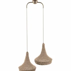 Sklep Kaja Dwupunktowa, pleciona lampa w stylu eco ANT 5179 MAHAKA | Kaja Flash Sale