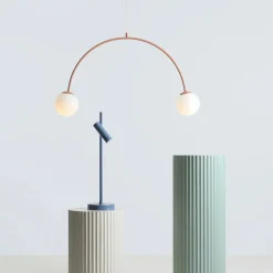 Sklep Kaja Dwupunktowa, łukowa lampa wisząca nad stół 1116H11 CORAL | Kaja Zadzwońporabattel.783200183(8-16)/mailsklep@kaja.com.pl Flash Sale