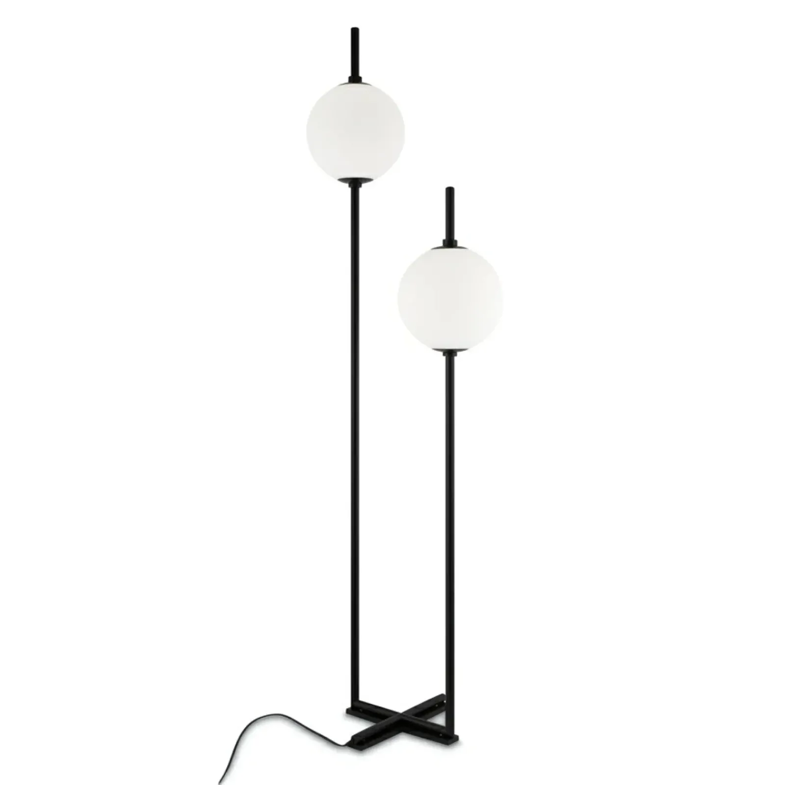 Sklep Kaja Dwuramienna lampa stojąca z kloszami Z020FL-L12BK THE SIXTH SENSE* Lampy Led