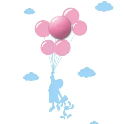 Sklep Kaja Dziecięca lampa ścienna LED z naklejkami ML142 BALLOONS | Kaja* Lampy Led