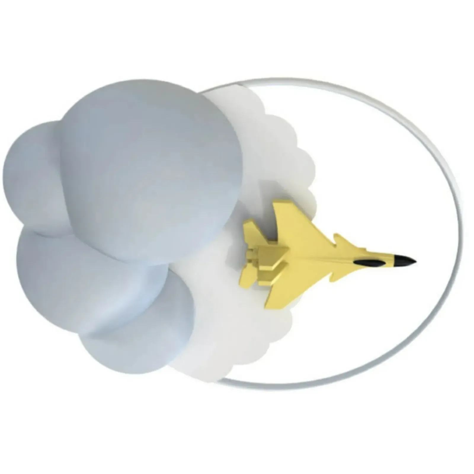 Sklep Kaja Dziecięca, ozdobna lampa sufitowa LED MX4024-1-3WT FOCUS | Kaja* Lampy Led|Plafony Nowoczesne