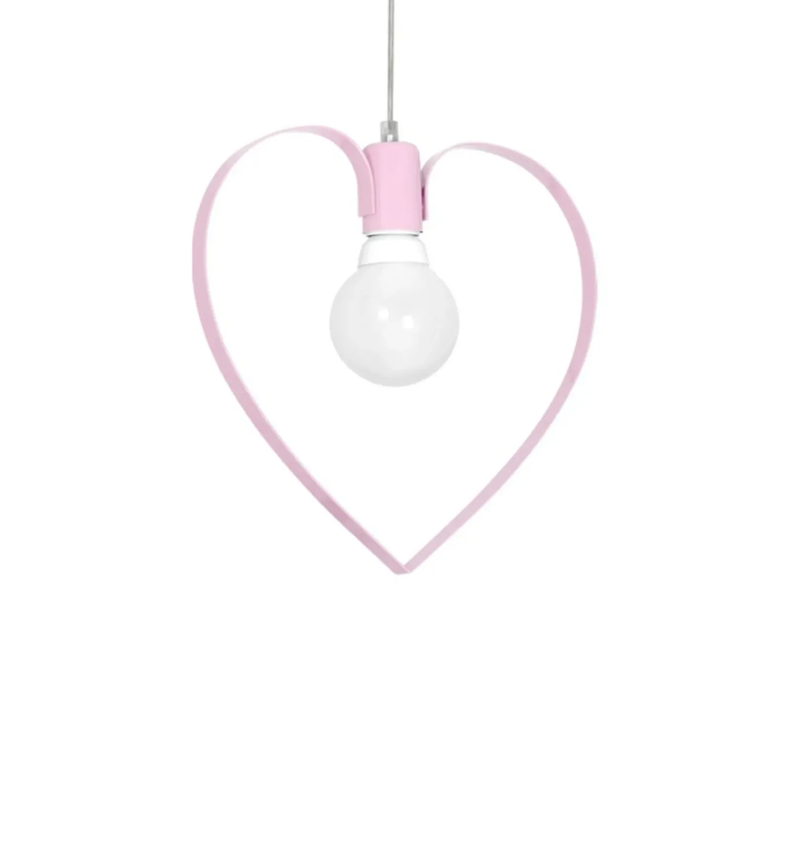 Sklep Kaja Dziewczęca, różowa lampa wisząca serce MLP9953 AMORE | Kaja Shop