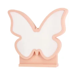 Sklep Kaja Dziewczęca, różowa lampka na szafkę nocną 41-11701 BUTTERFLY | Kaja* Lampy Led
