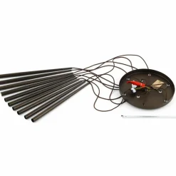 Sklep Kaja Efektowna, brązowa lampa na antresolę TK 10110 PIANO BROWN | Kaja Discount