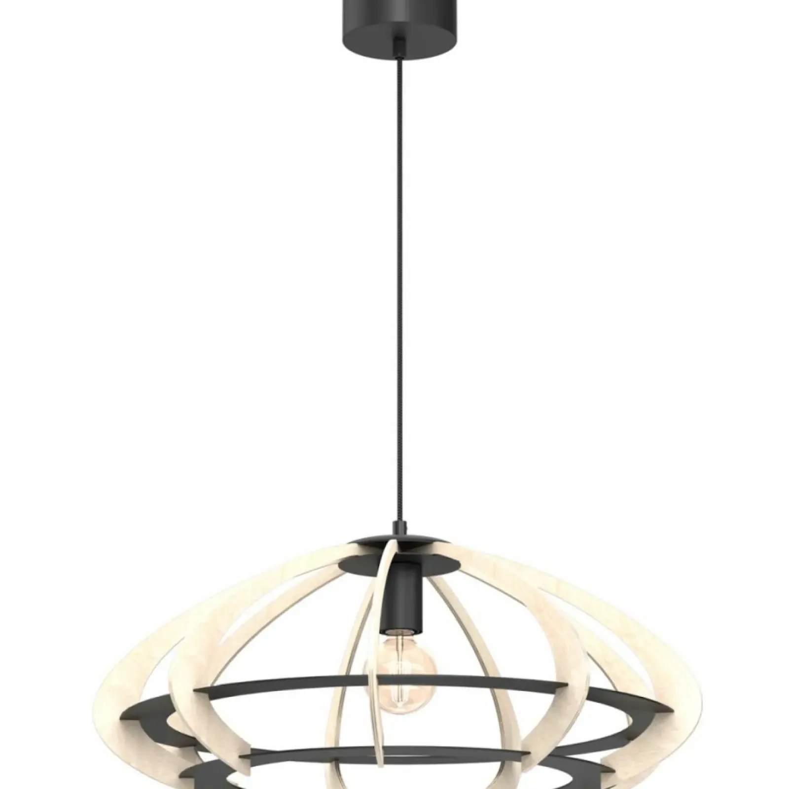 Sklep Kaja Efektowna, drewniana lampa wisząca LX 9989 OREBO | Kaja Oświetlenie Flash Sale