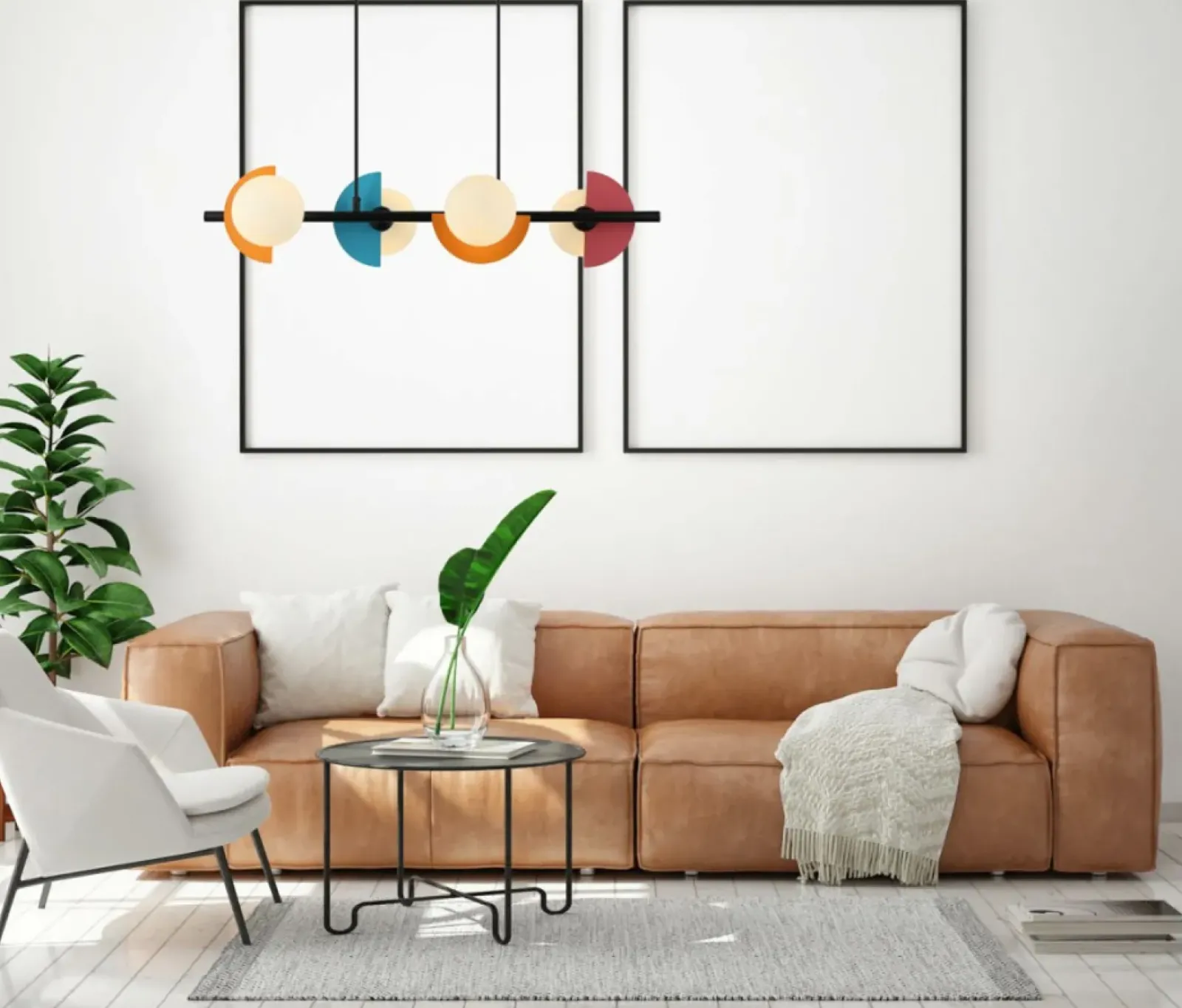 Sklep Kaja Efektowna, kolorowa lampa nad stół PND-37482-4-MLTI NAUTI | Kaja Flash Sale