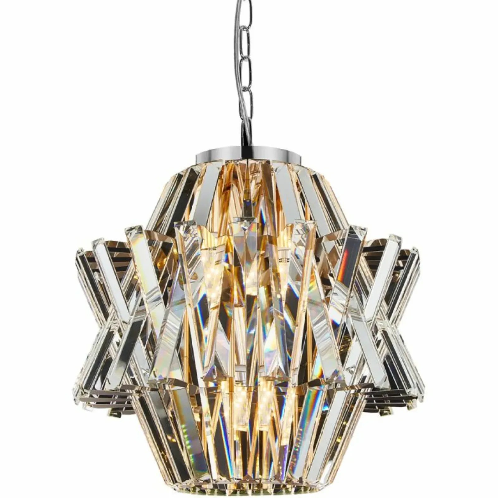 Sklep Kaja Efektowna, kryształowa lampa wisząca do sypialni ML0400 CROWN | Kaja Shop