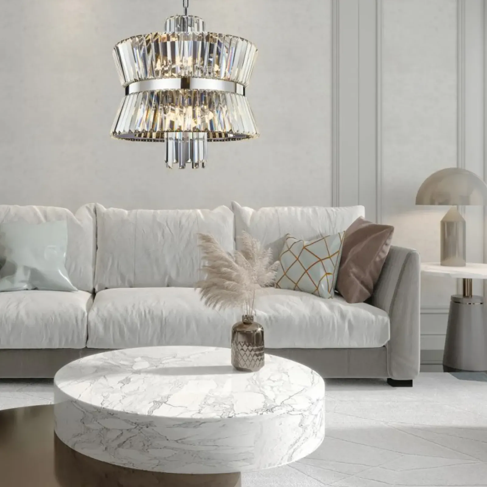 Sklep Kaja Efektowna, kryształowa lampa na łańcuchu ML0406 AURELIA | Kaja Flash Sale