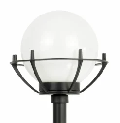Sklep Kaja Efektowna lampa ogrodowa z kulistym kloszem K 5002/1/KPOl* Lampy Ogrodowe Stojące