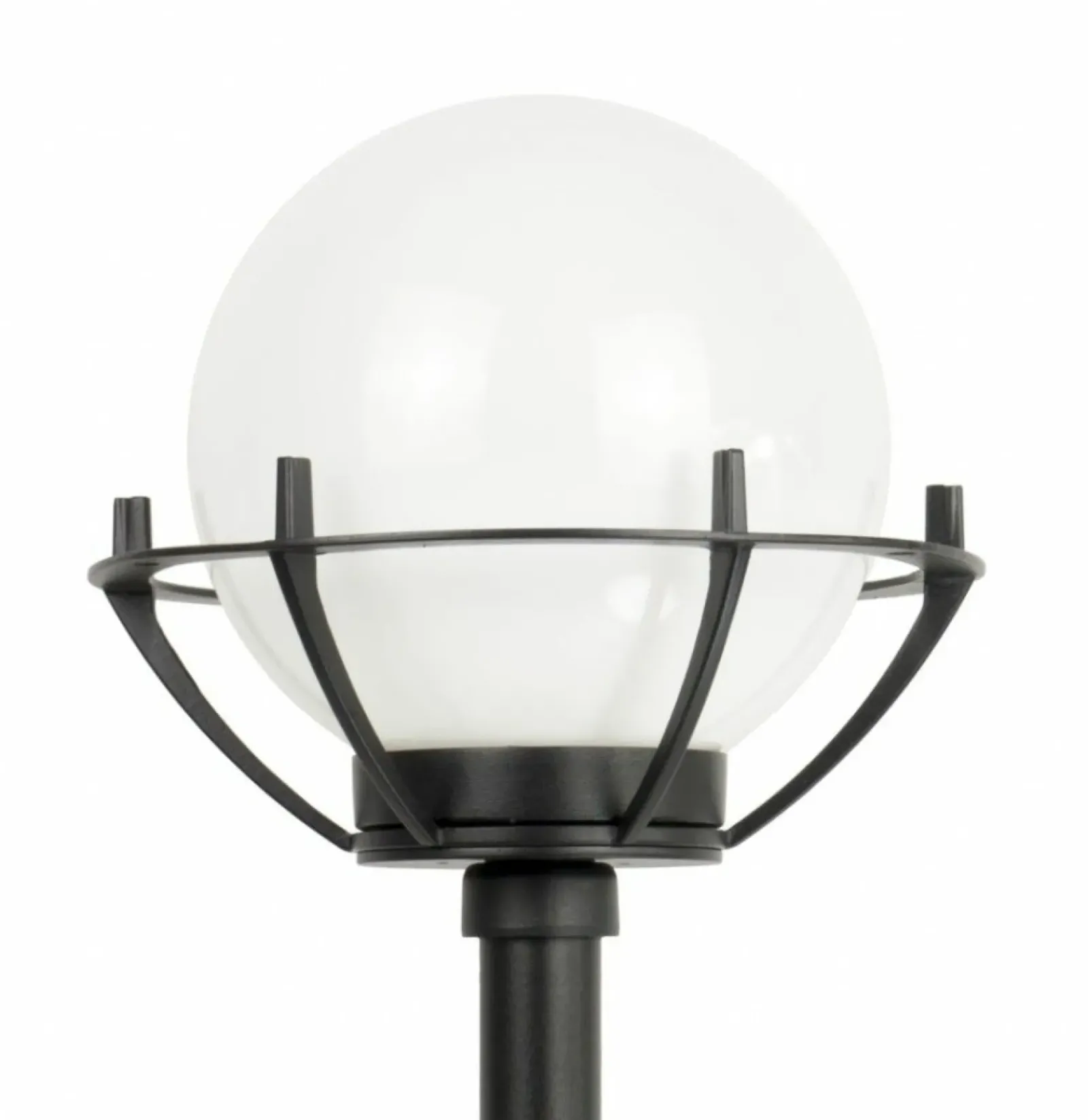 Sklep Kaja Efektowna lampa ogrodowa z kulistym kloszem K 5002/1/KPOl* Lampy Ogrodowe Stojące