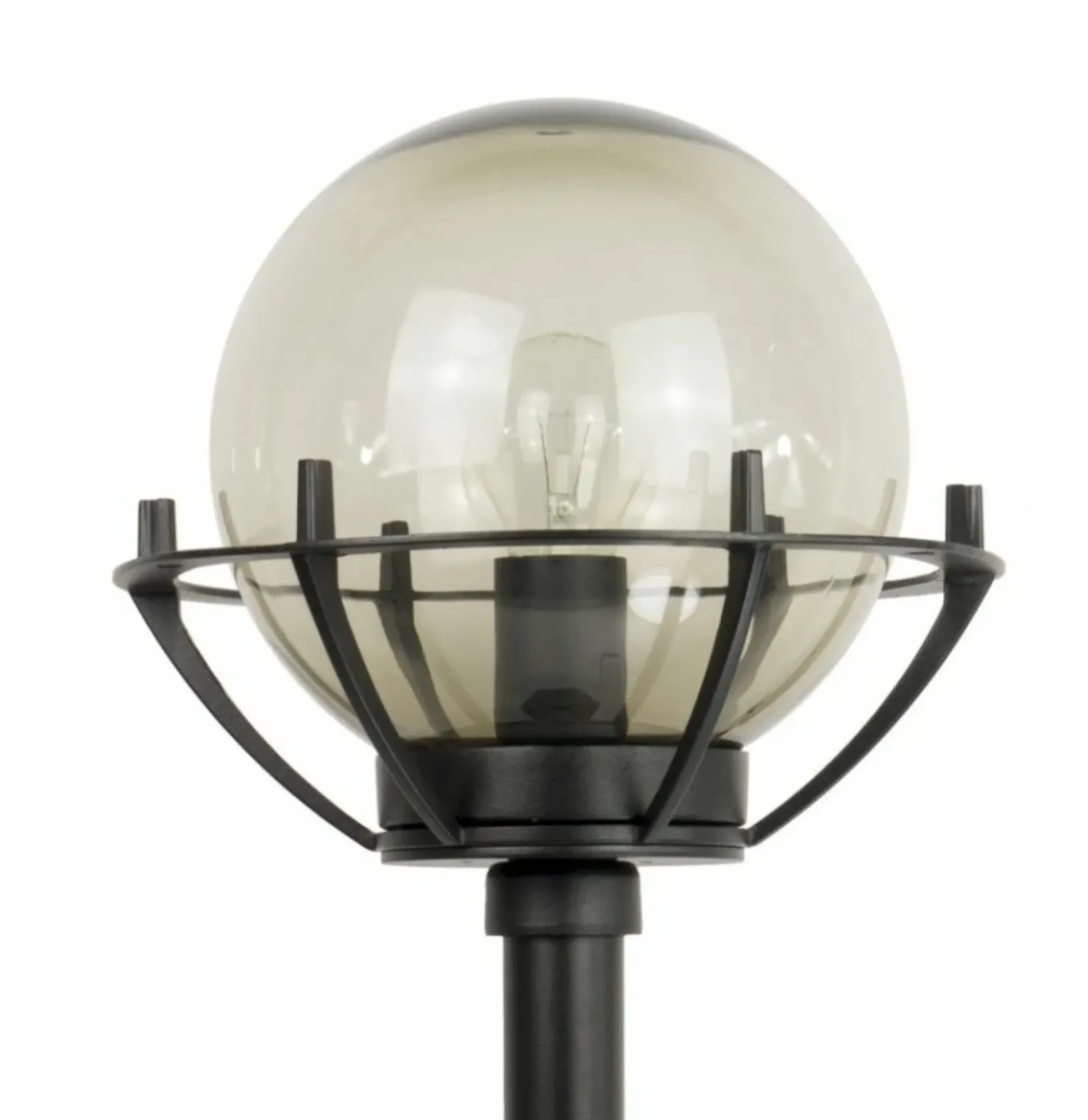 Sklep Kaja Efektowna lampa ogrodowa z kulistym kloszem K 5002/1/KPOl* Lampy Ogrodowe Stojące