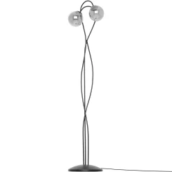 Sklep Kaja Efektowna lampa podłogowa z dwoma kloszami K-5119 z serii RUBI | Kaja* Lampy Podłogowe