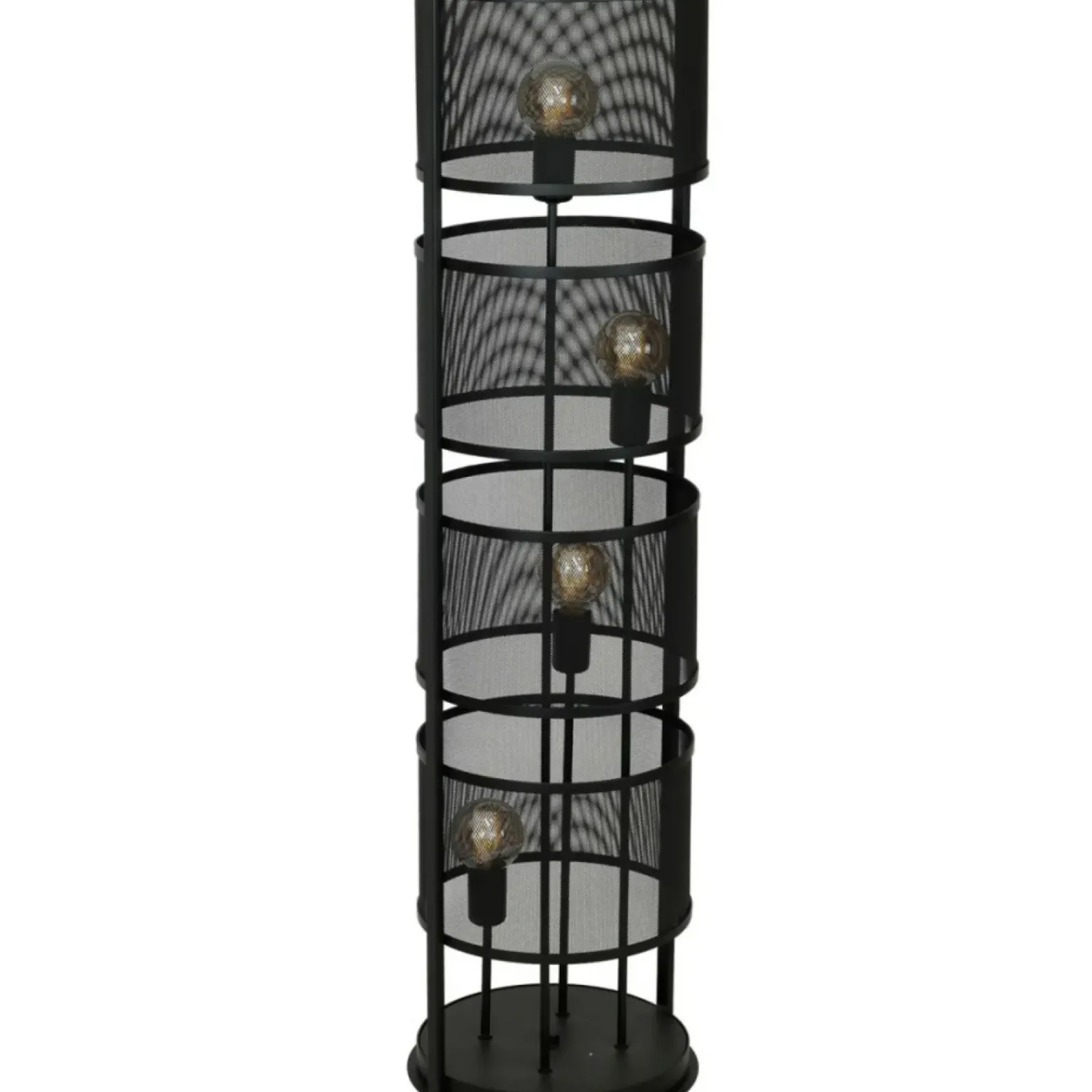 Sklep Kaja Efektowna lampa podłogowa, na cztery żarówki LX 1124 z serii RIM* Lampy Podłogowe Z Abażurem
