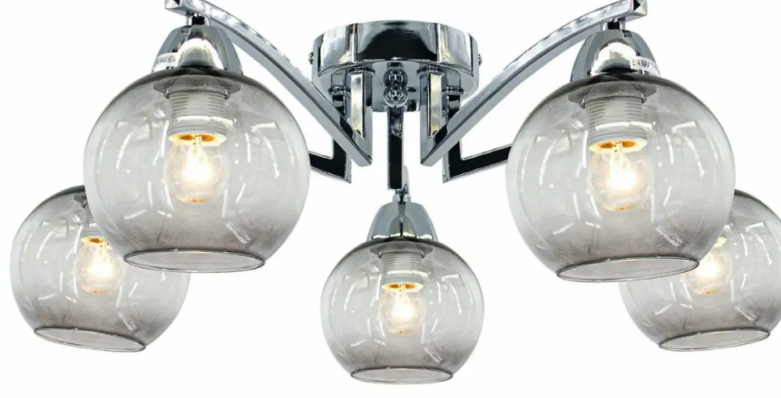Sklep Kaja Efektowna lampa sufitowa z pięcioma żarówkami 1986/5 8C | Kaja* Randole Tradycyjne