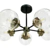 Sklep Kaja Efektowna lampa sufitowa w stylu przemysłowym 35-01306 LENS | Kaja Fashion