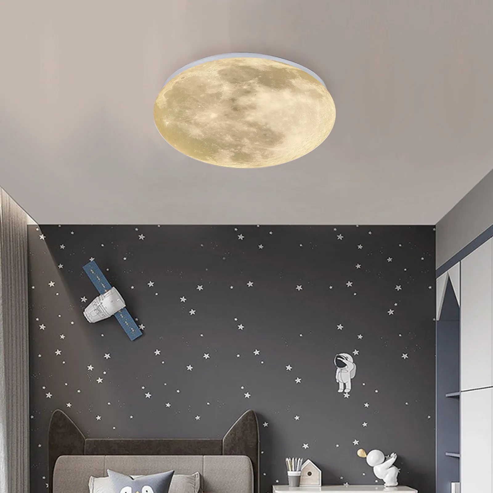 Sklep Kaja Efektowna lampa sufitowa, plafon księżyc LP-1106/1C LUNA | Kaja* Plafony Nowoczesne|Lampy Led