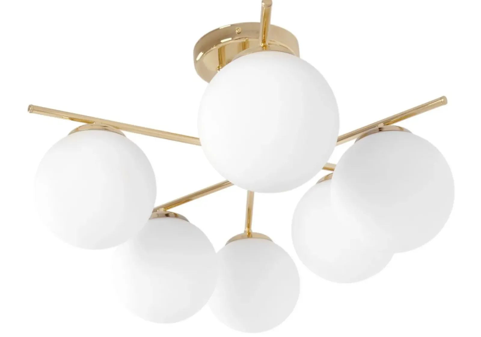Sklep Kaja Efektowna lampa sufitowa w złotym kolorze K-5424 z serii REA Best
