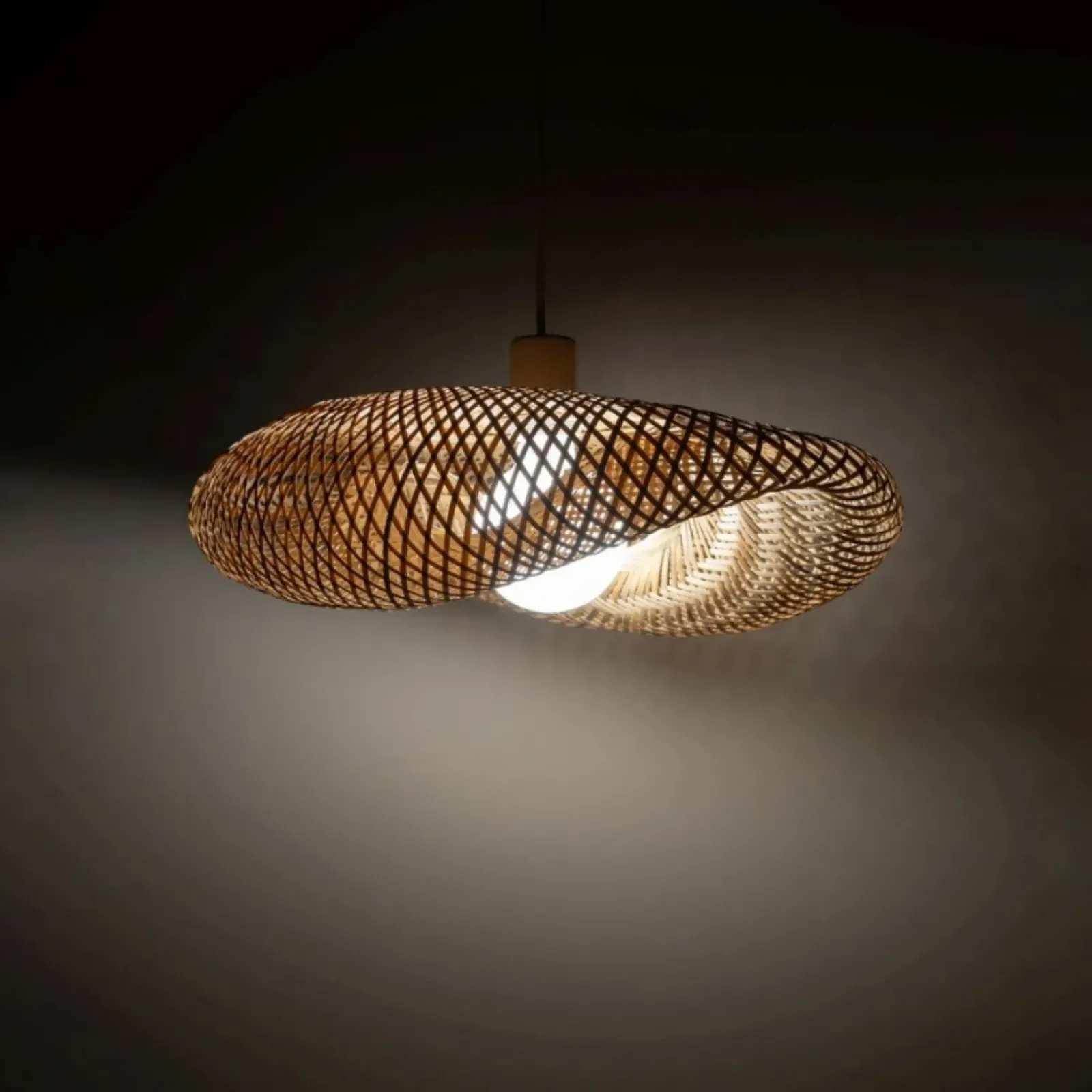 Sklep Kaja Efektowna lampa wisząca, abażur w stylu boho 11395 HAVANA | Kaja Fashion